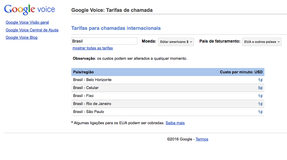 Google Voice, a grande sensação.